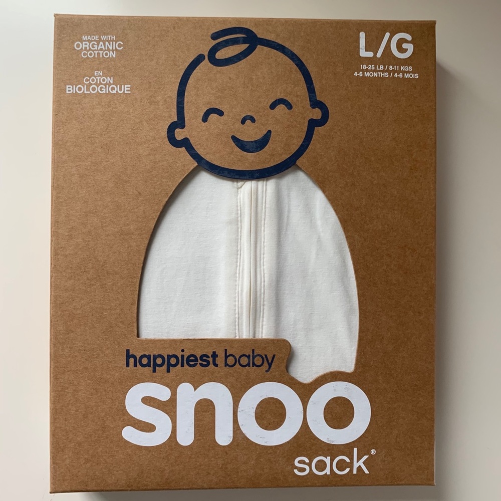 Brand New Happiest Baby Snoo Sack, size L
